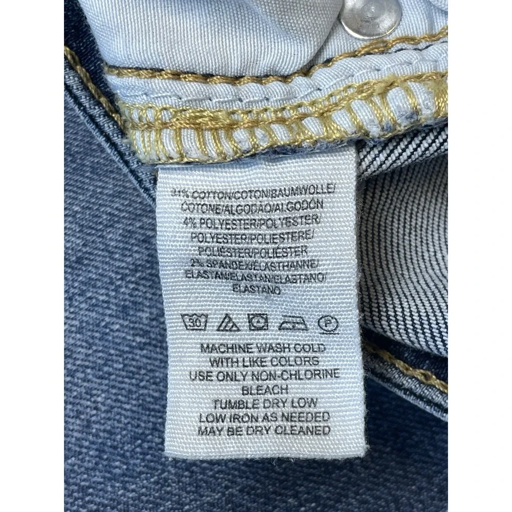 Free People Dark Wash Straight Jeans Size 28R - Picture 4 of 8